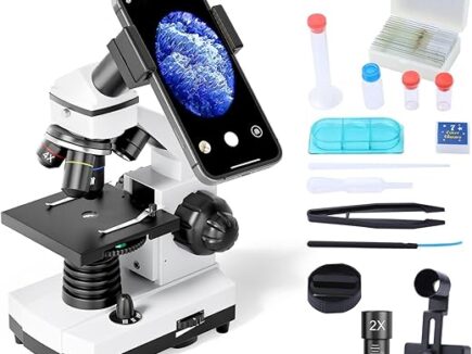 2000x Magnification Microscope with phone adapter