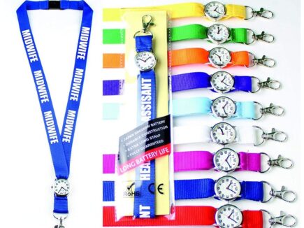 Personalised Lanyard with Integrated Watch