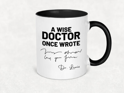 Doctor's Handwriting Joke Mug - Personalised Doctor Gift